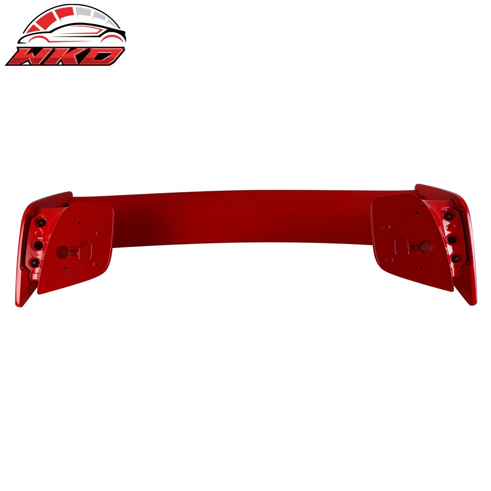 Fits 15-21 Subaru WRX & STI Style 5PCS Rear Trunk Spoiler Painted #M7Y Pure Red