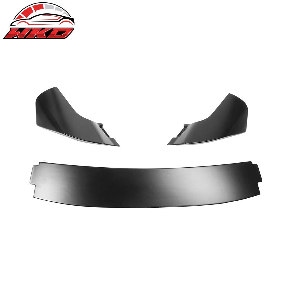 Fits 22-24?Hyundai Ioniq 5 Rear Trunk Spoiler + Roof Spoiler Lip Matte Black ABS