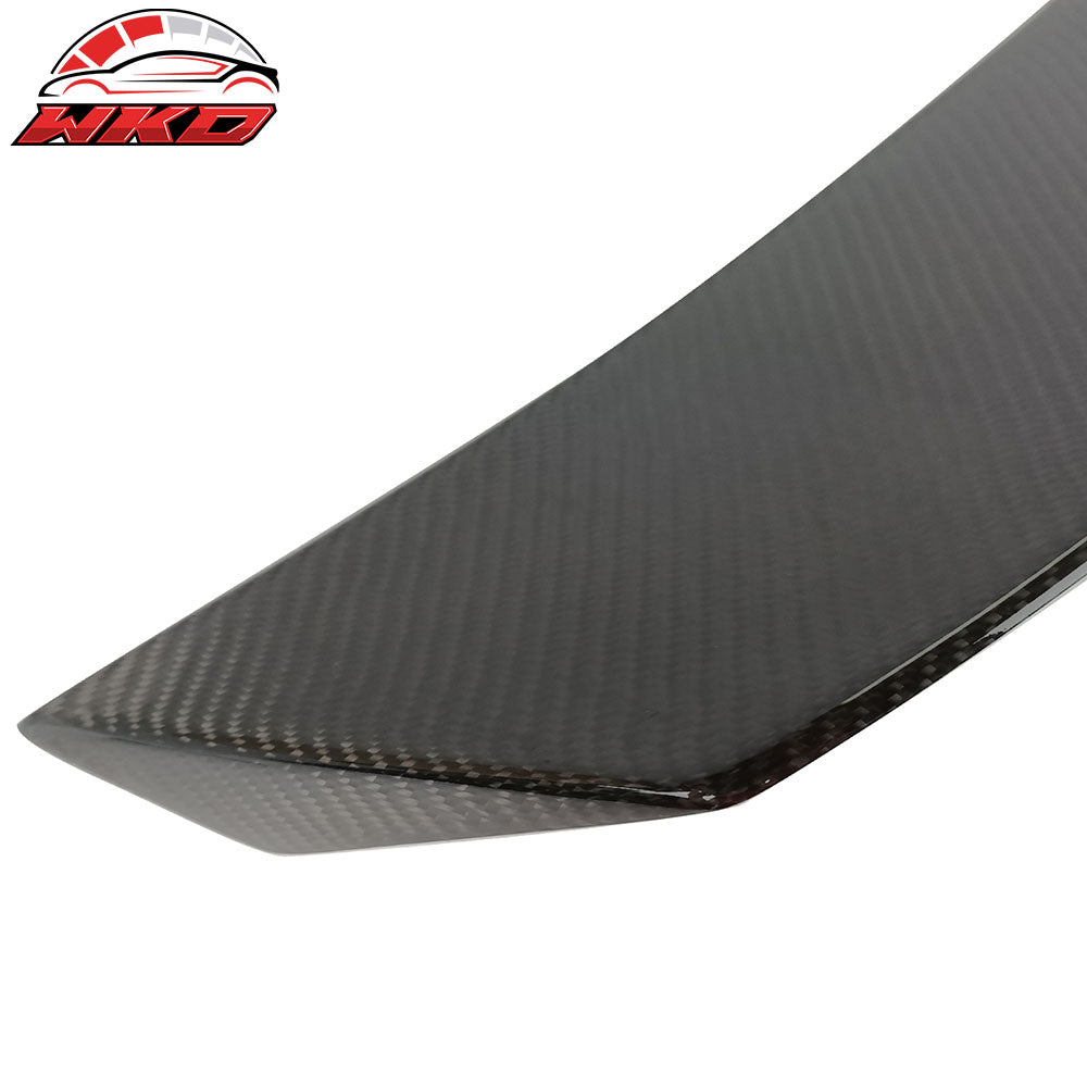 Fits 16-25 Mazda MX-5 Miata 4th V Style Rear Trunk Spoiler Wing Carbon Fiber CF