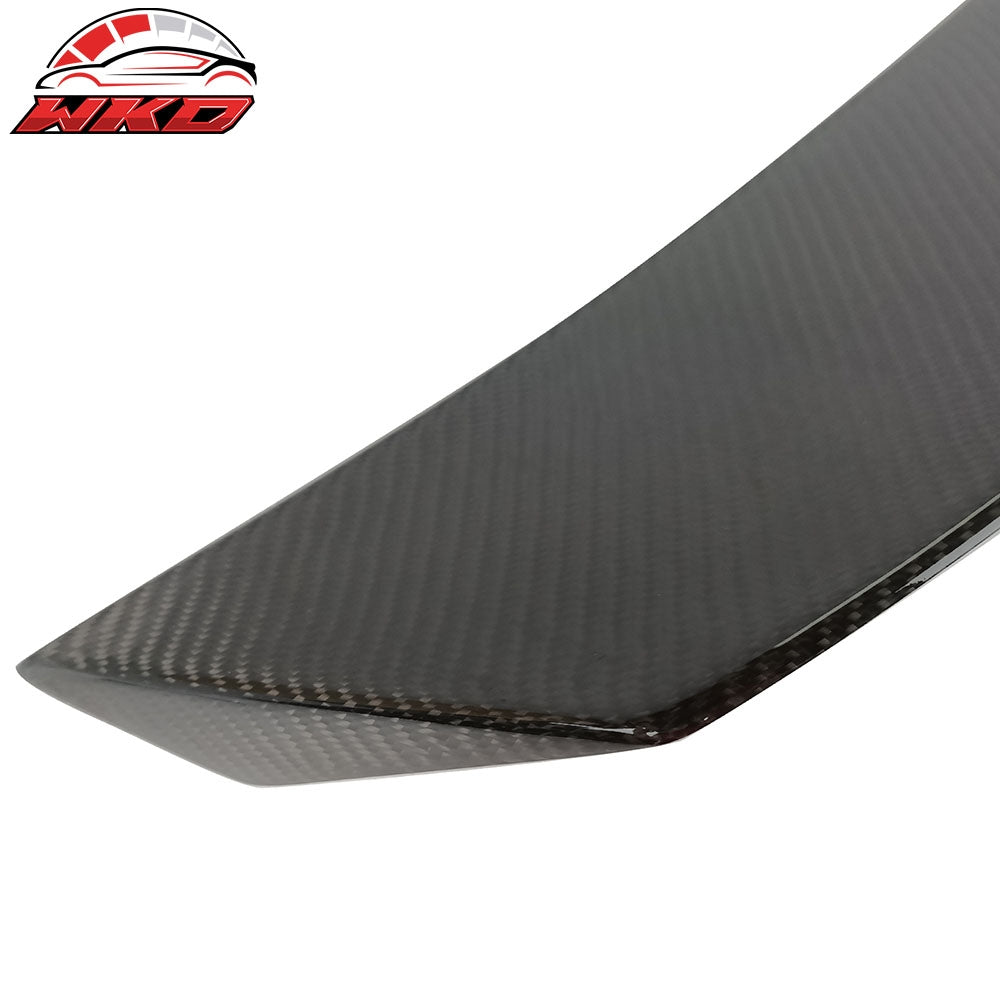 Fits 16-25 Mazda MX-5 Miata 4th V Style Rear Trunk Spoiler Wing Carbon Fiber CF