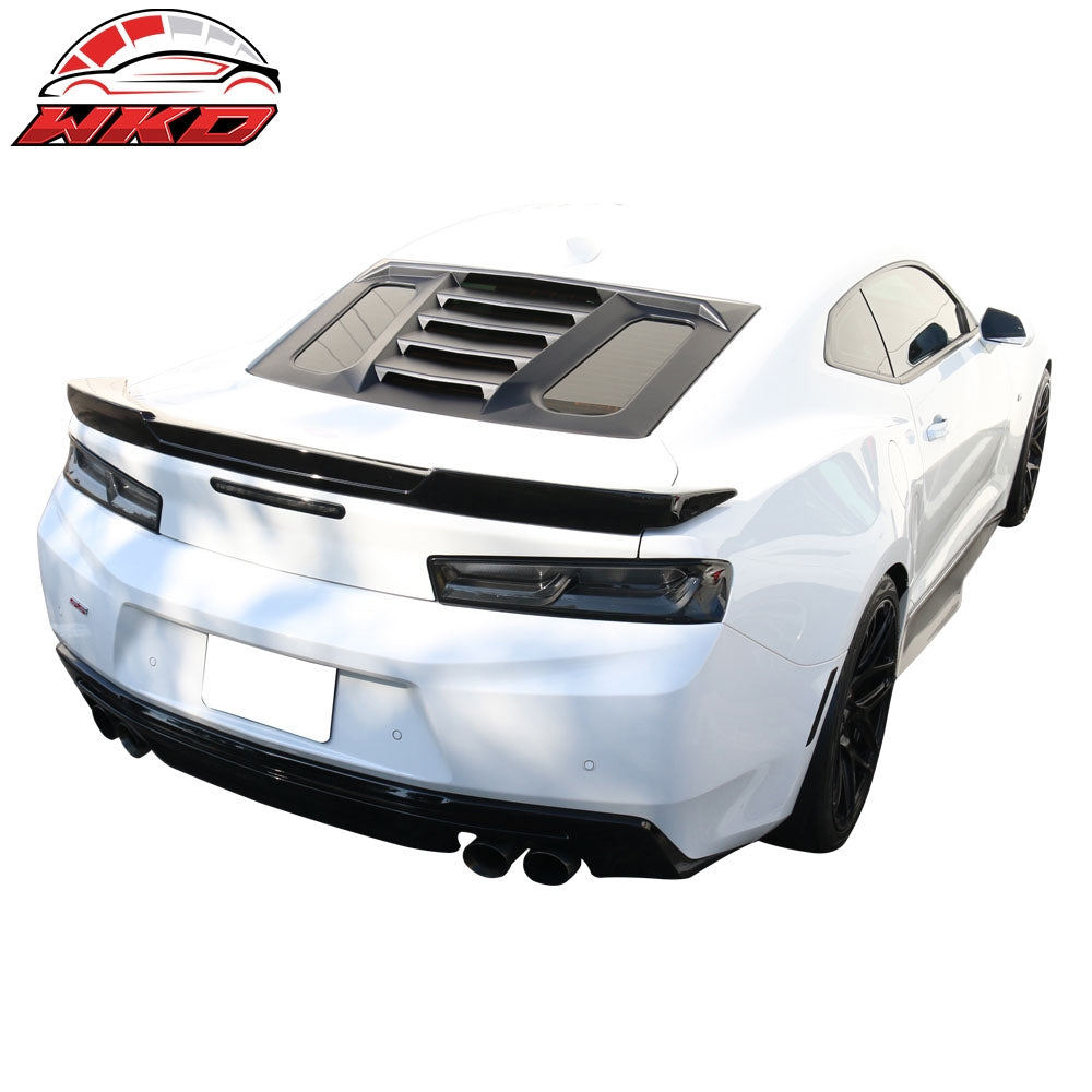 16-24 Chevrolet Camaro Coupe 2PCS GT Side + IKON V2 Rear Window Louvers ABS | Wholesale - Wikond Auto