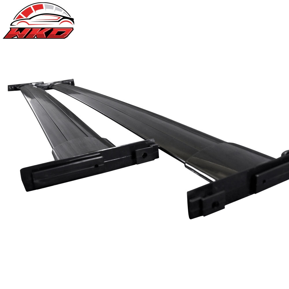 Fits 08-13 Toyota Highlander OE Style Roof Rack Black Aluminum Cross Bar 2PC