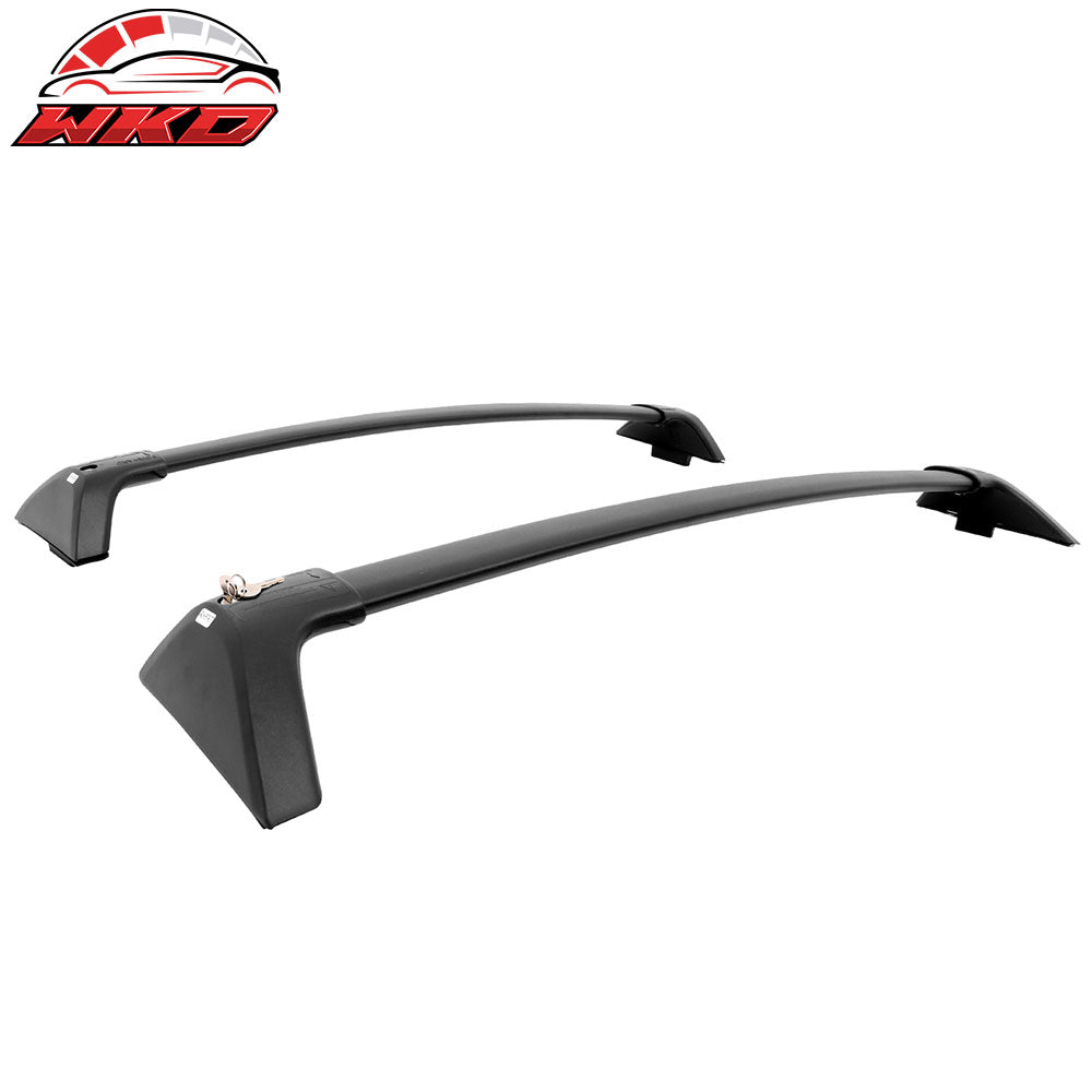 Fits 19-25 Toyota RAV4 Aluminum Roof Rack Rail Luggage Carrier Cross Bar w/ Lock