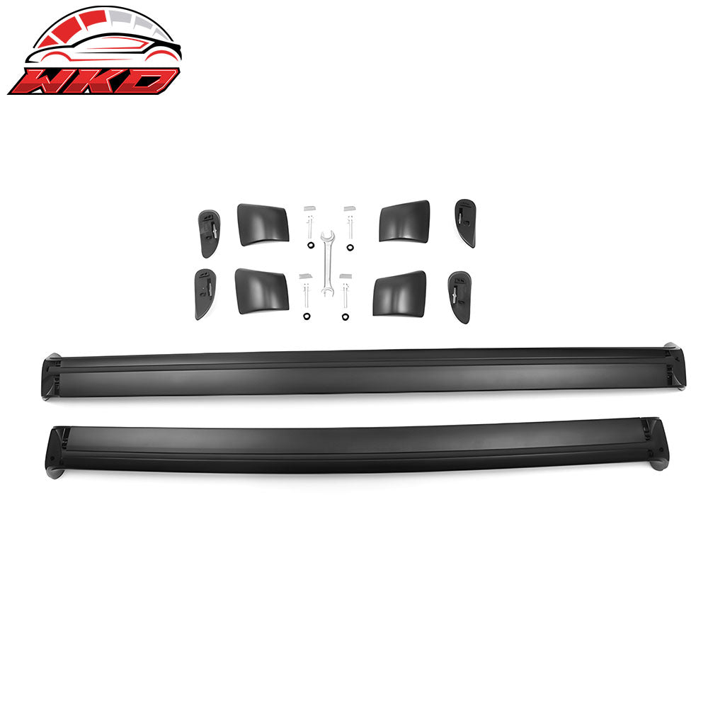 Fits 20-25 Tesla Model Y Aluminum Roof Rack Rail Cargo Luggage Carrier Cross Bar