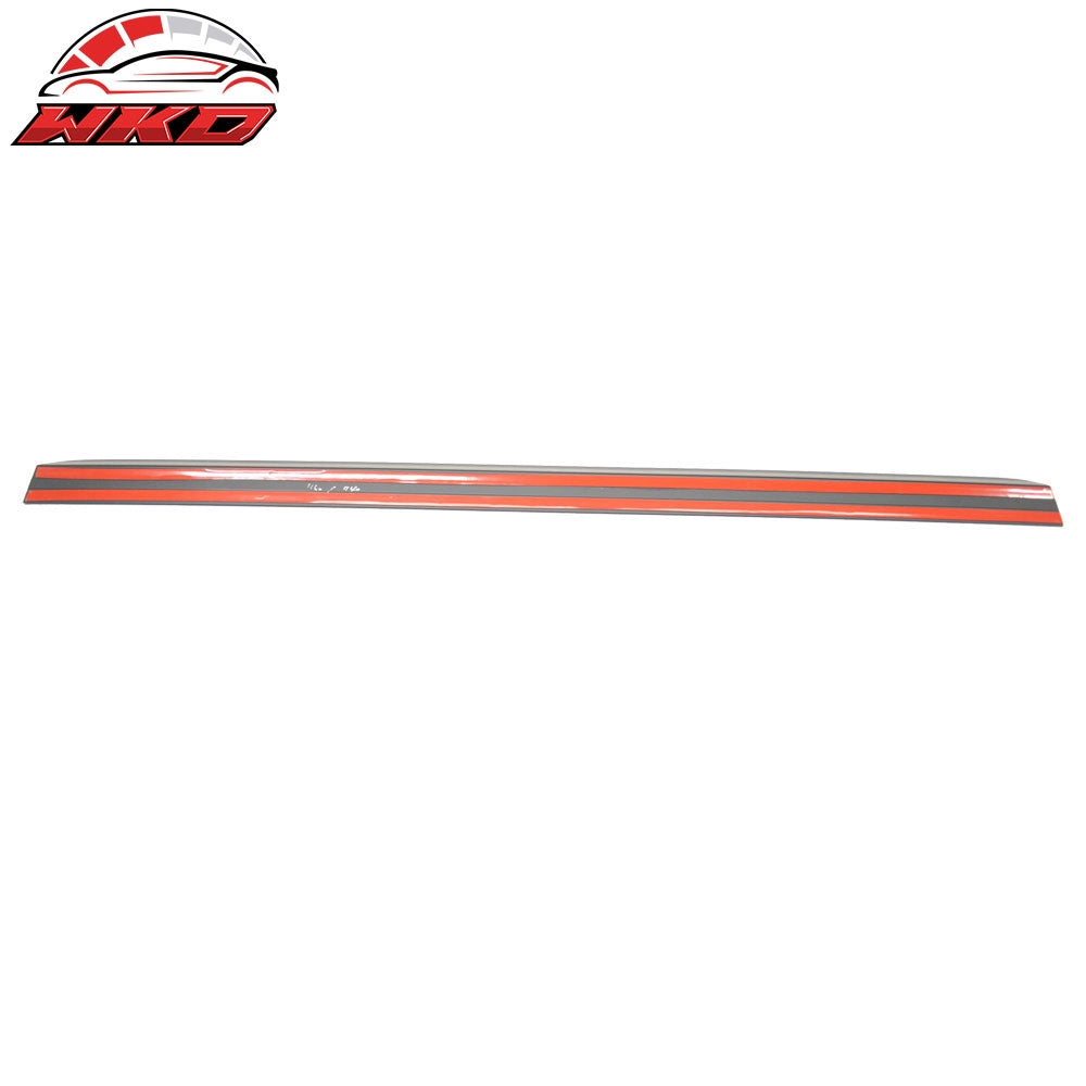 01-05 Audi A4 B6 Unpainted Black Roof Spoiler - PUF | Wholesale - Wikond Auto
