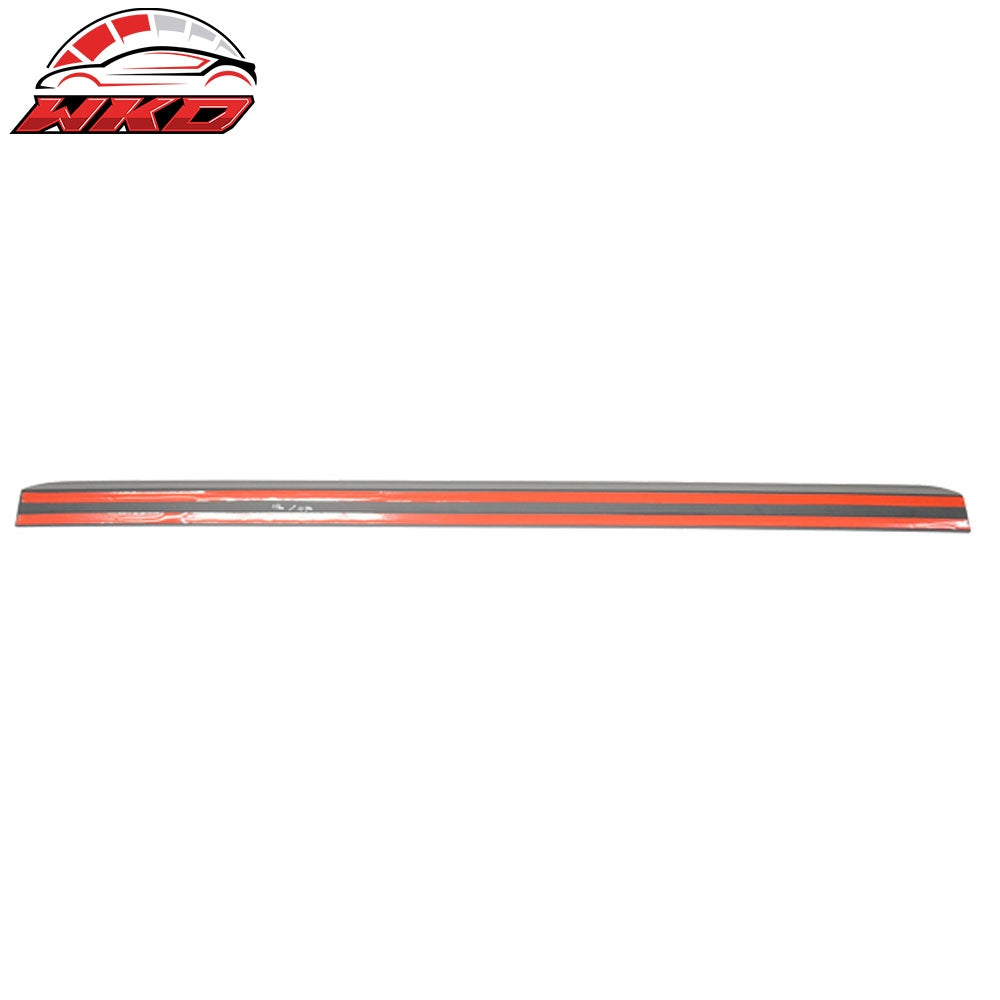 Fits 05-08 Audi A4 B7 Unpainted Black Roof Spoiler - PUF
