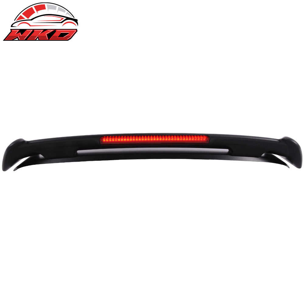 96-00 Honda Civic EK Type R Style ABS Unpainted Roof Spoiler W/ 3rd LED Brake Light