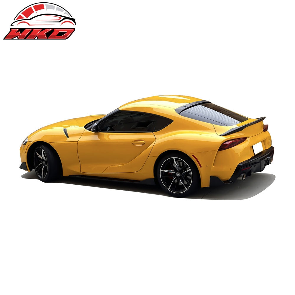 Fits 20-25 Toyota GR Supra J29 5th Matte Black Rear Window Roof Spoiler Wing ABS