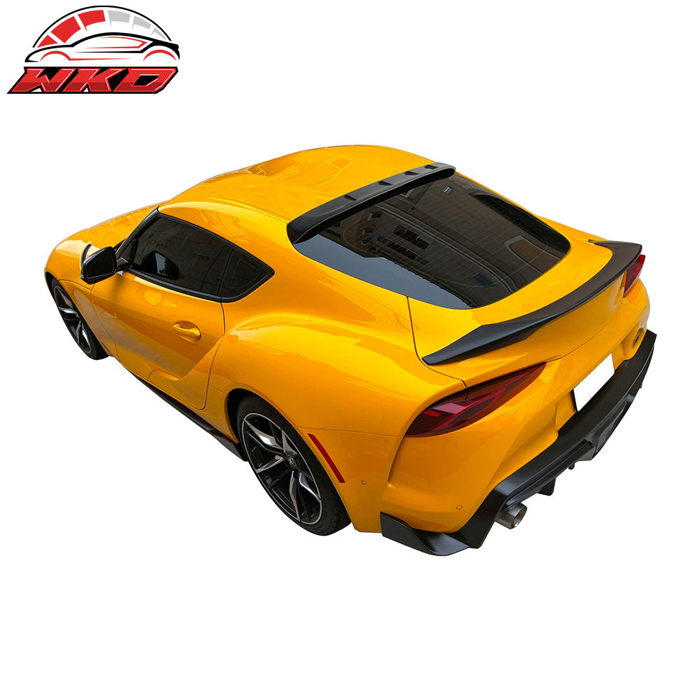 Fits 20-25 Toyota GR Supra MK5 Rear Roof Window Spoiler Wing Painted #202 Black