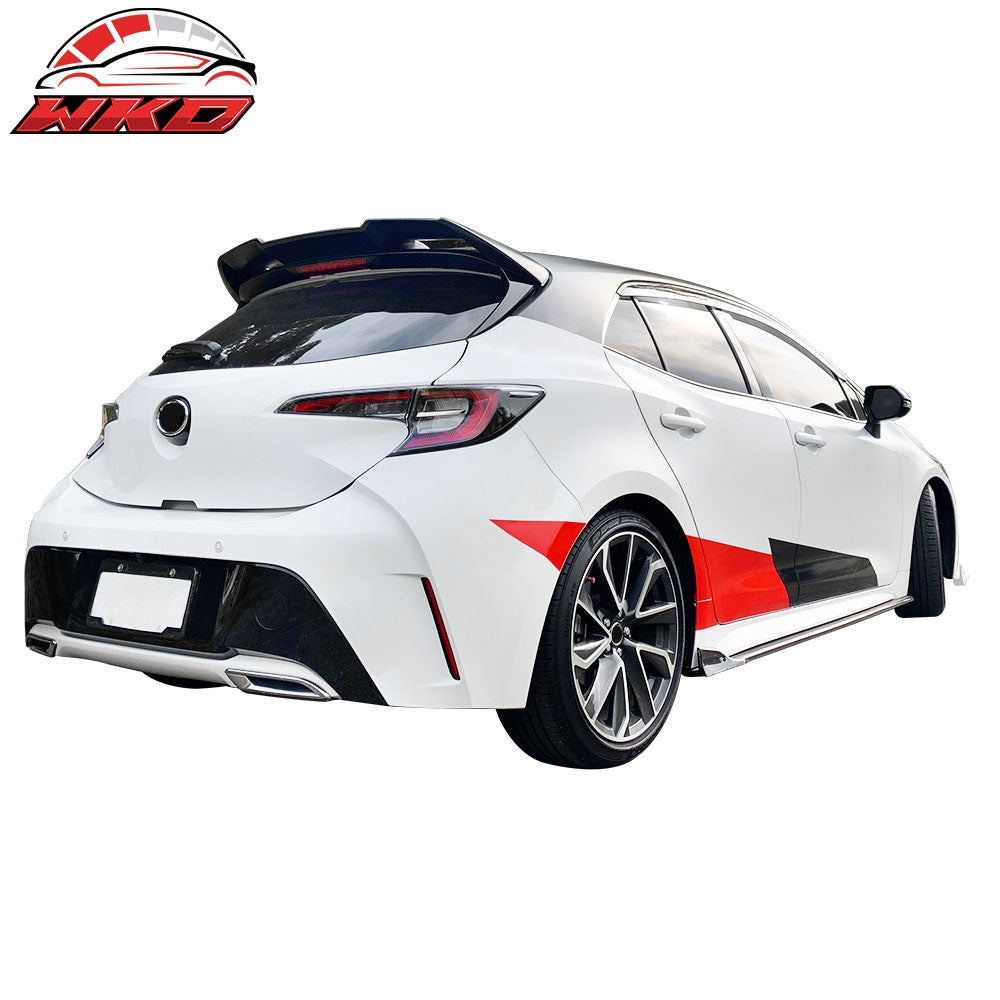 Fits 19-25 Toyota GR Corolla Hatchback OE Style Rear Roof Spoiler Unpainted ABS