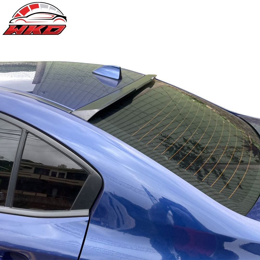 Fits 15-21 Subaru WRX STI X Style Rear Roof Spoiler Wing Painted #G1U Ice Silver