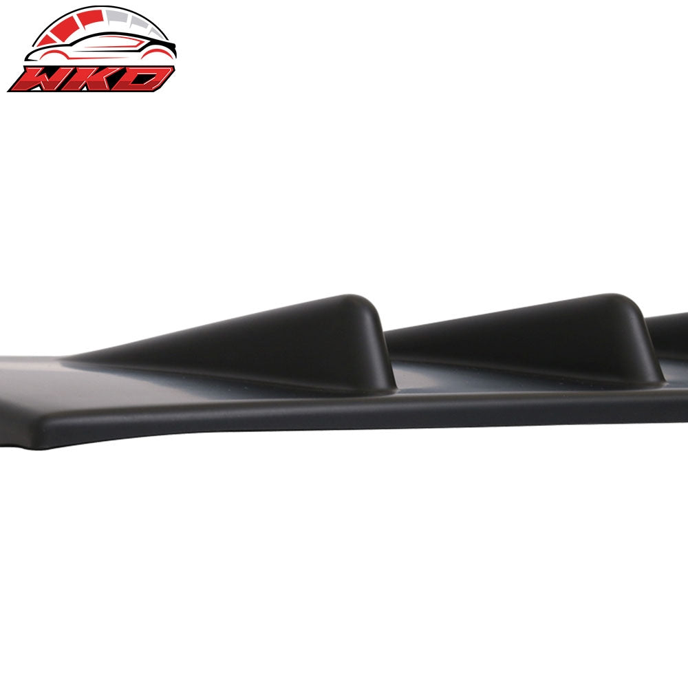 Fits 15-21 WRX STI Matte Black 6.2 ABS Roof Spoiler V Style Generator Shark Fin