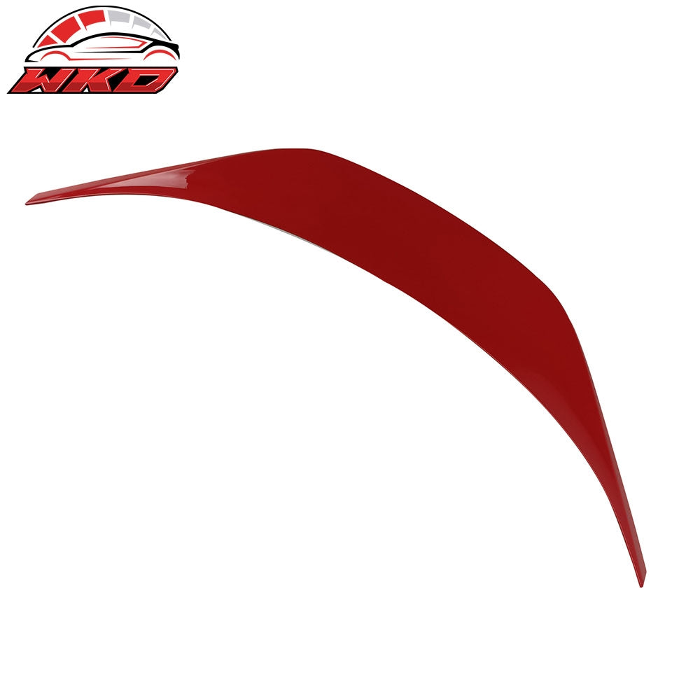 Fits 22-26 Toyota GR86/Subaru BRZ #DCK Red V Style Roof TRD Trunk Spoiler ABS