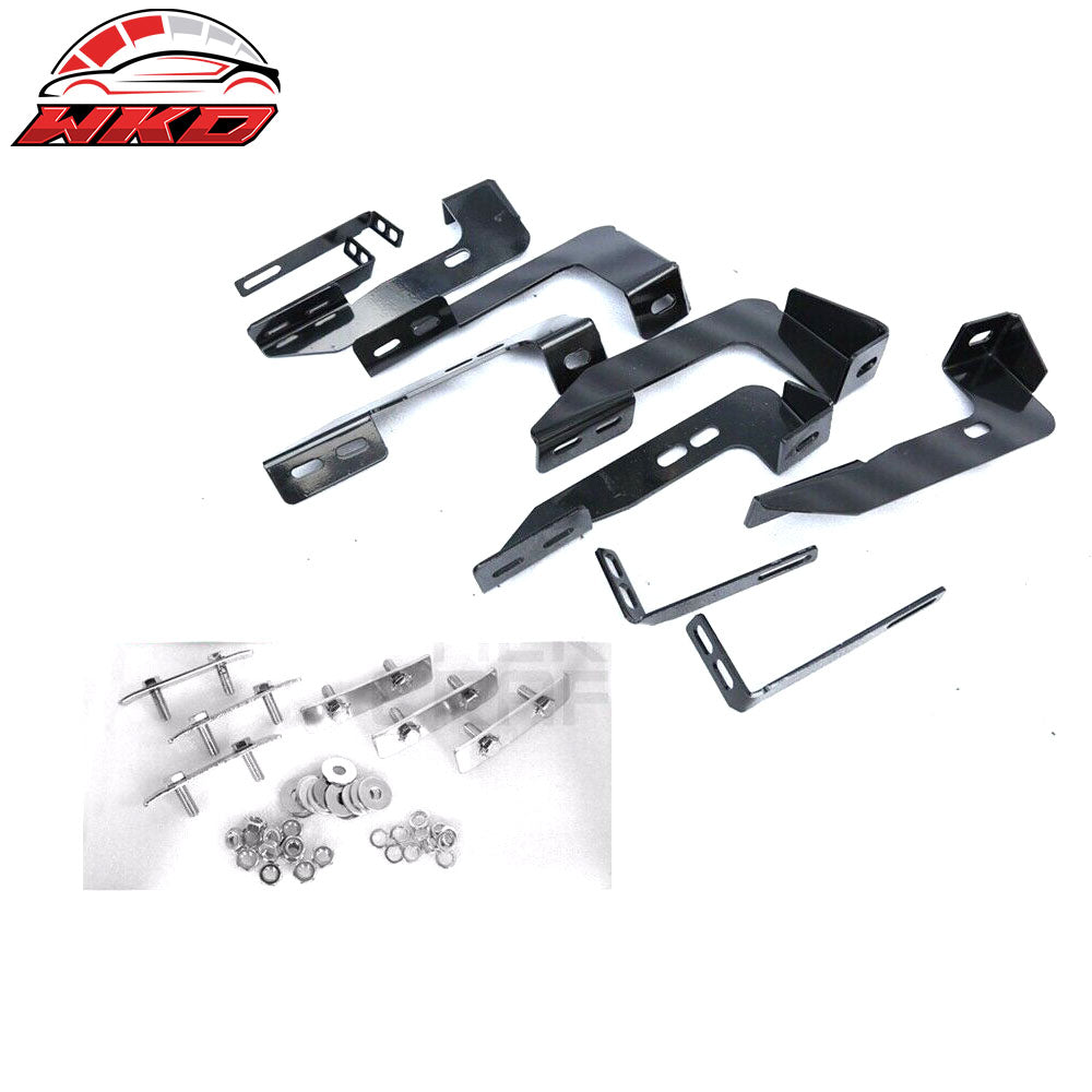 Fits 07-18 Chevy Silverado GMC Sierra Crew Cab 5" Running Board Side Step Bar