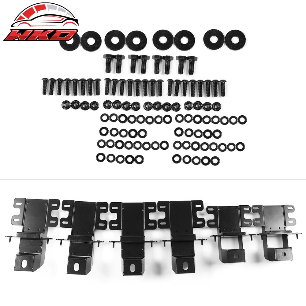 Fits 18-25 Jeep Wrangler JL 4DR Factory Style Textured Black Running Boards