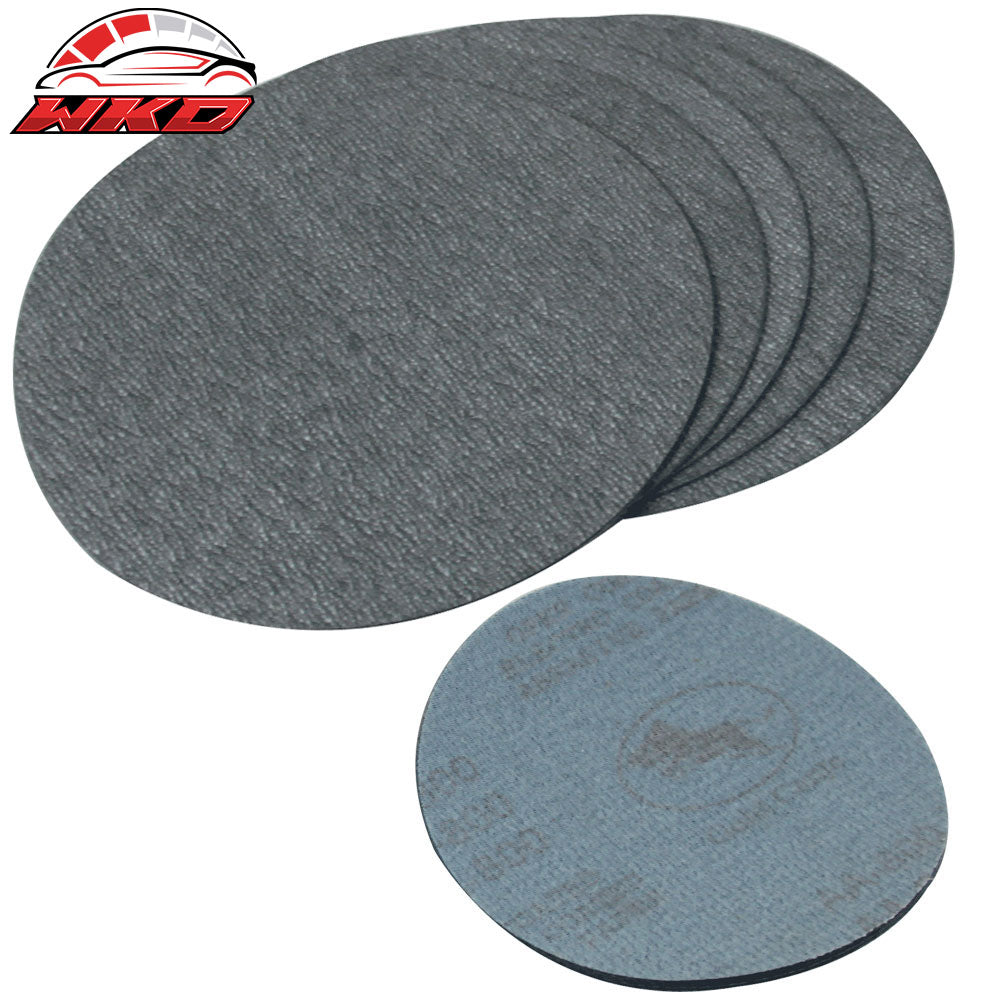 50PC 5Inch 127mm 800 Grit Auto Sanding Disc No Hole Sandpaper Sheets Sand Paper