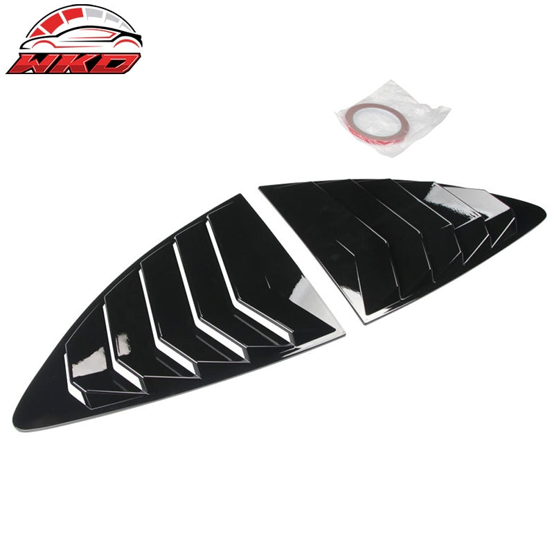Fits 13-20 Scion FRS/Subaru BRZ/Toyota 86 IKON Style Window Louver Gloss Black