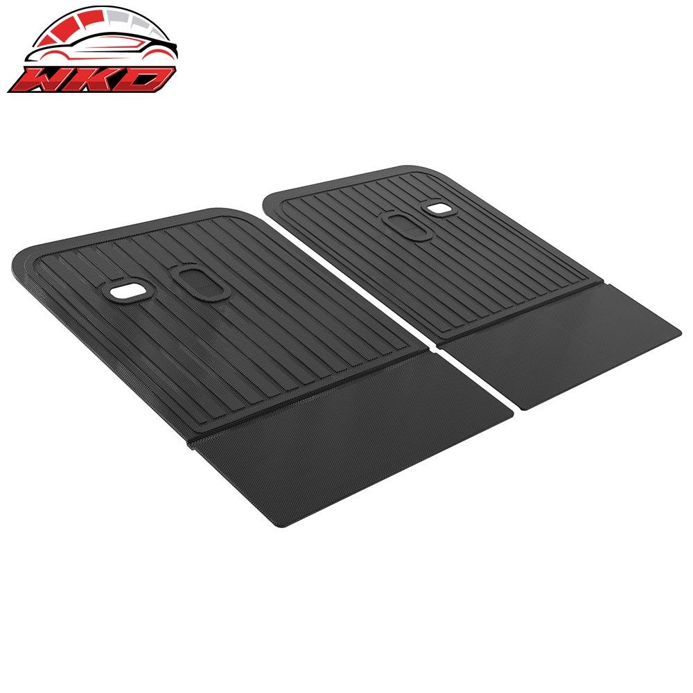 Fits 21-25 Kia Sorento Rear Seat Back Cover Backrest Mat Guard Liner Black TPE