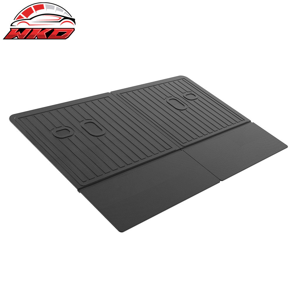 Fits 24-25 Hyundai Santa Fe W/3rd Row Backrest Mats Rear Back Seat Protector TPE