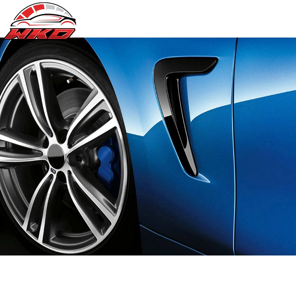 Fits 14-16 BMW 4-Series F32 F33 F36 Grand Coupe Side Fender Air Vent Unpainted