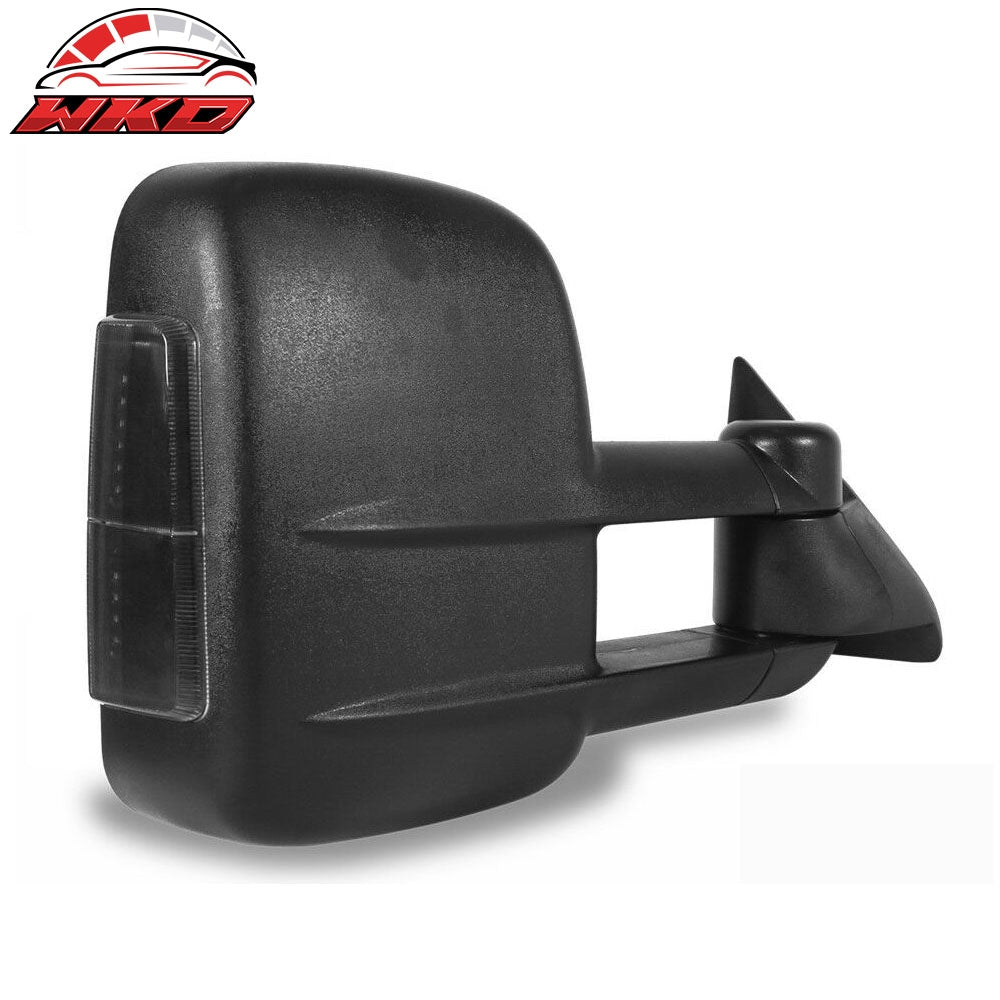Fits 03-07 Chevy Silverado GMC Sierra 1500 Power Heated Tow Mirror W/ LED Signal