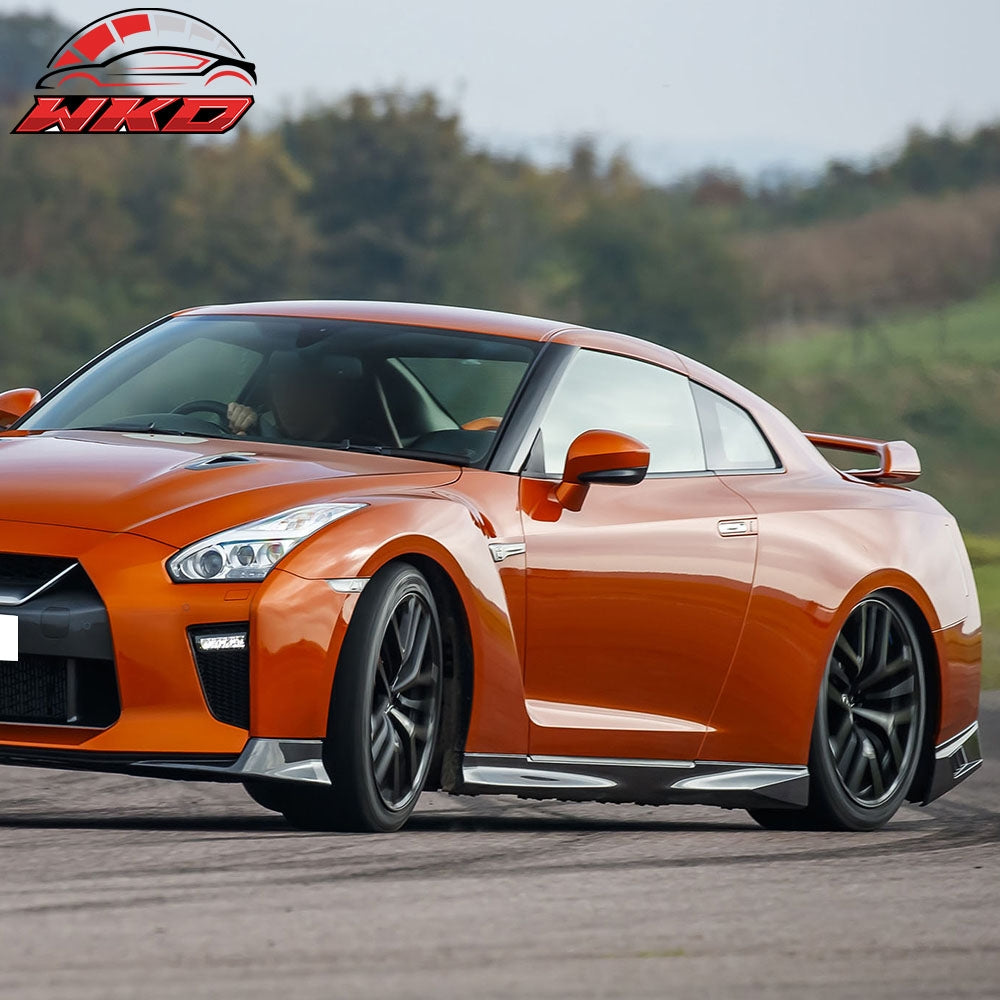 09-24 Nissan R35 GTR Upgrade 09-16 to 17+ Side Skirt Extension Rocker Panel | Wholesale - Wikond Auto