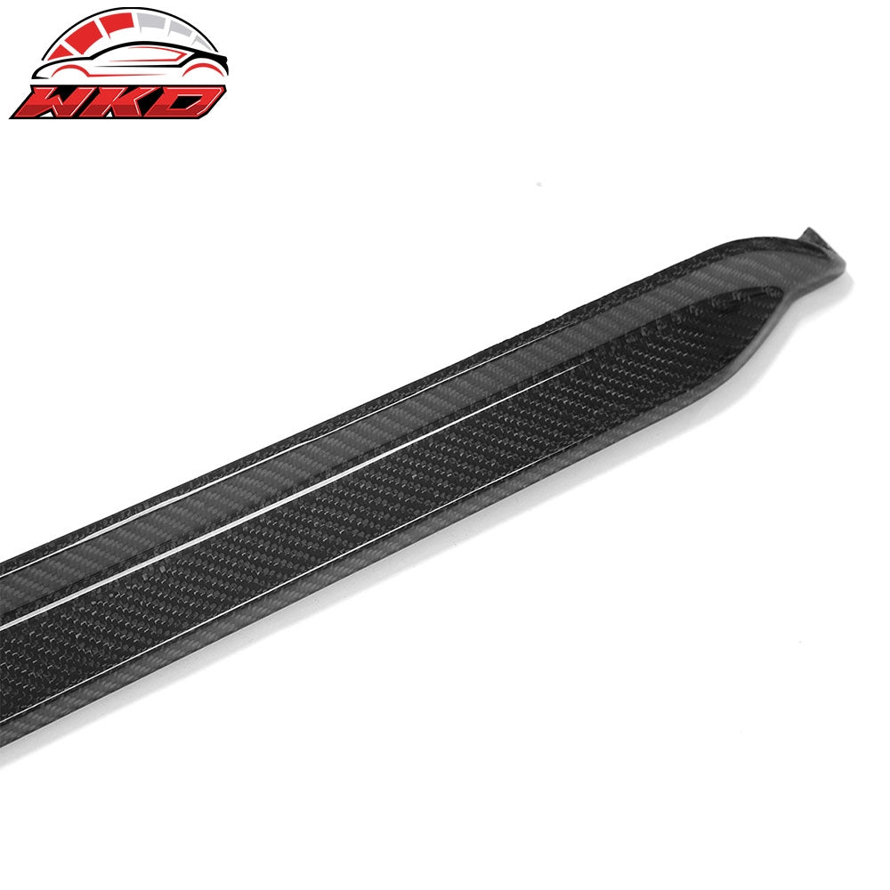 Fits 22-26 Honda Civic HPD Style Carbon Fiber Side Skirts Extensions Panel