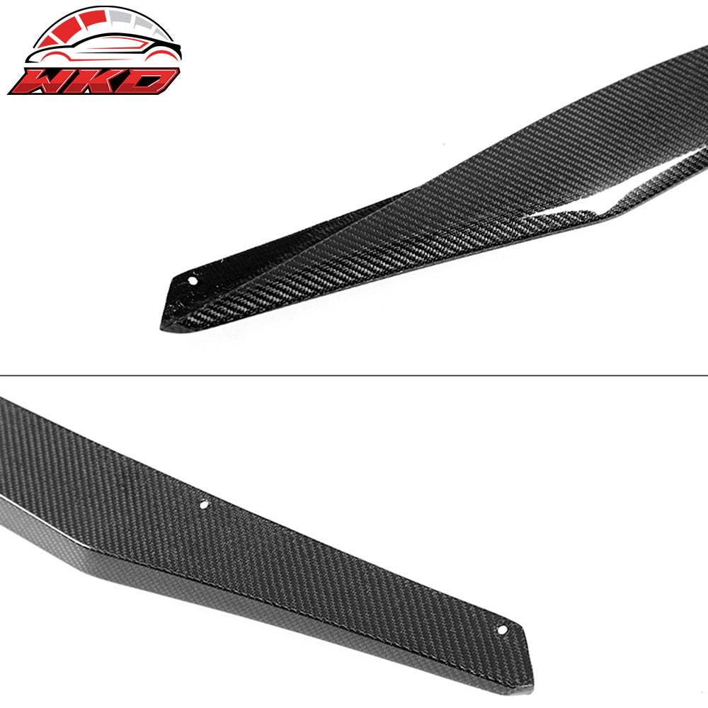 20-25 Chevy Corvette C8 Stingray/Z51 Side Skirts Carbon Fiber Rocker Panel | Wholesale - Wikond Auto