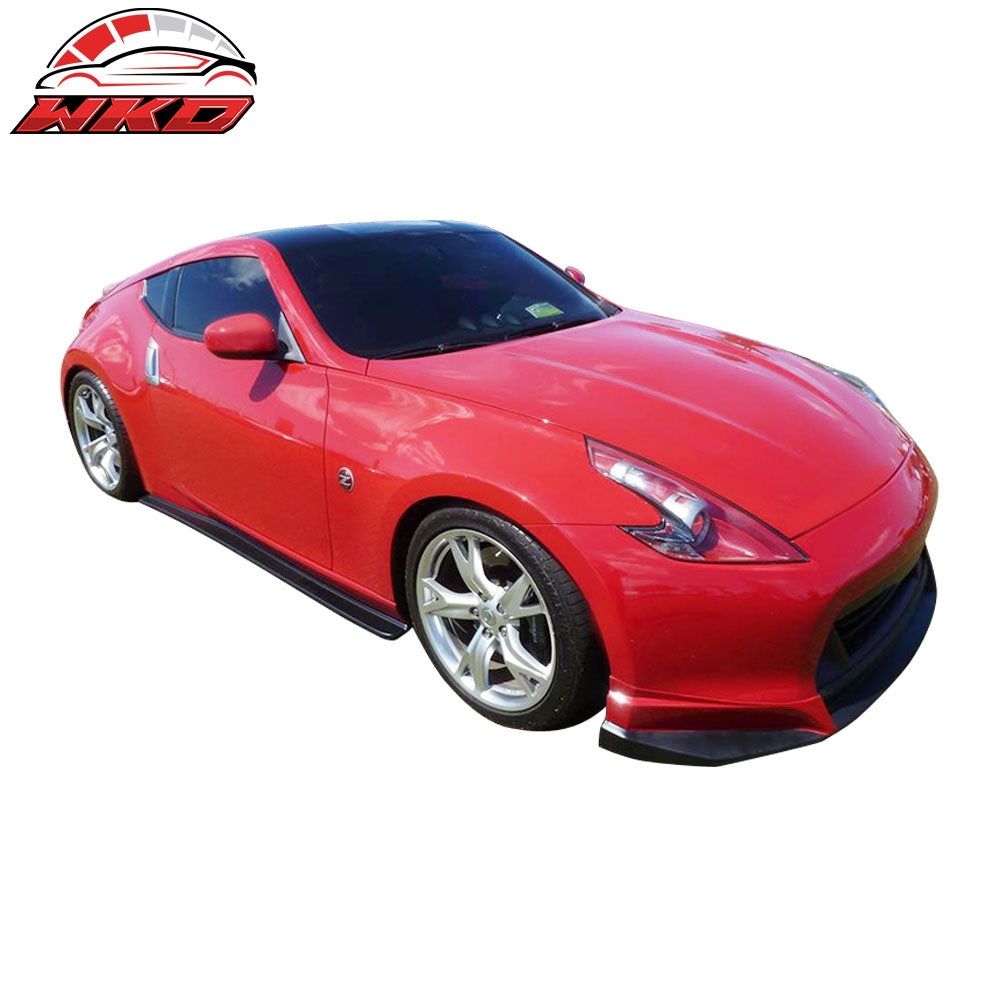 09-20 Nissan 370Z Aero Jacket Style Side Skirts Extension Rocker Panel PU | Wholesale - Wikond Auto