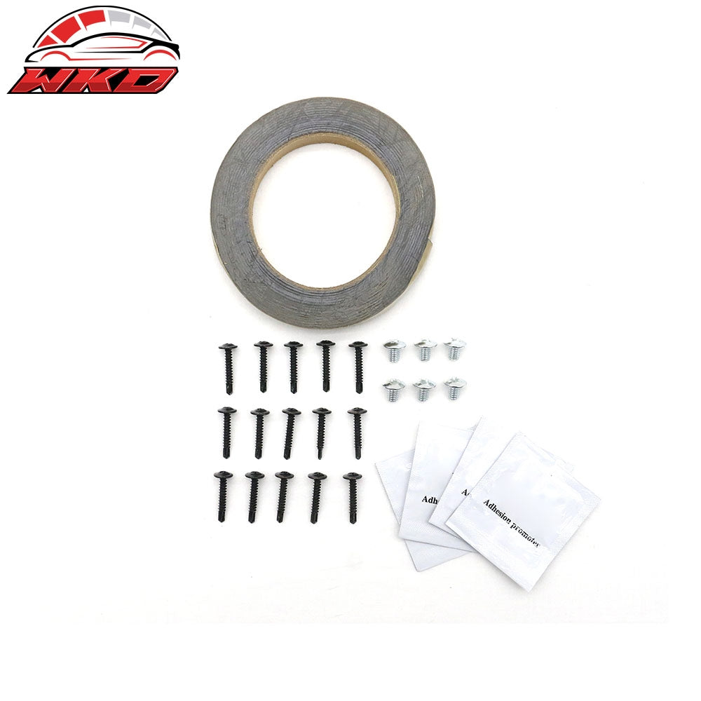 Fits 20-25 Tesla Model Y V2 Style Matte Black Side Skirts Diffuser Splitter ABS