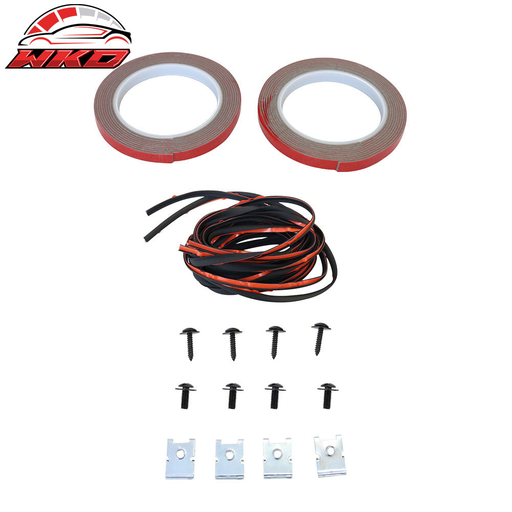 Fits 16-21 Civic Sedan HF-P Style Side Skirts Pair Unpainted Black PP