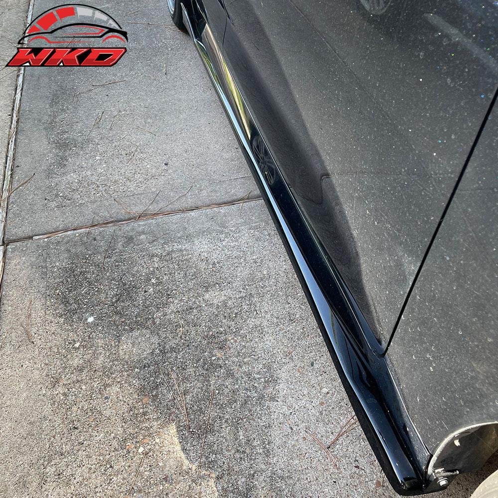 Fits 19-25 Toyota Corolla E210 Hatchback T Style Gloss Black Side Skirts Rocker