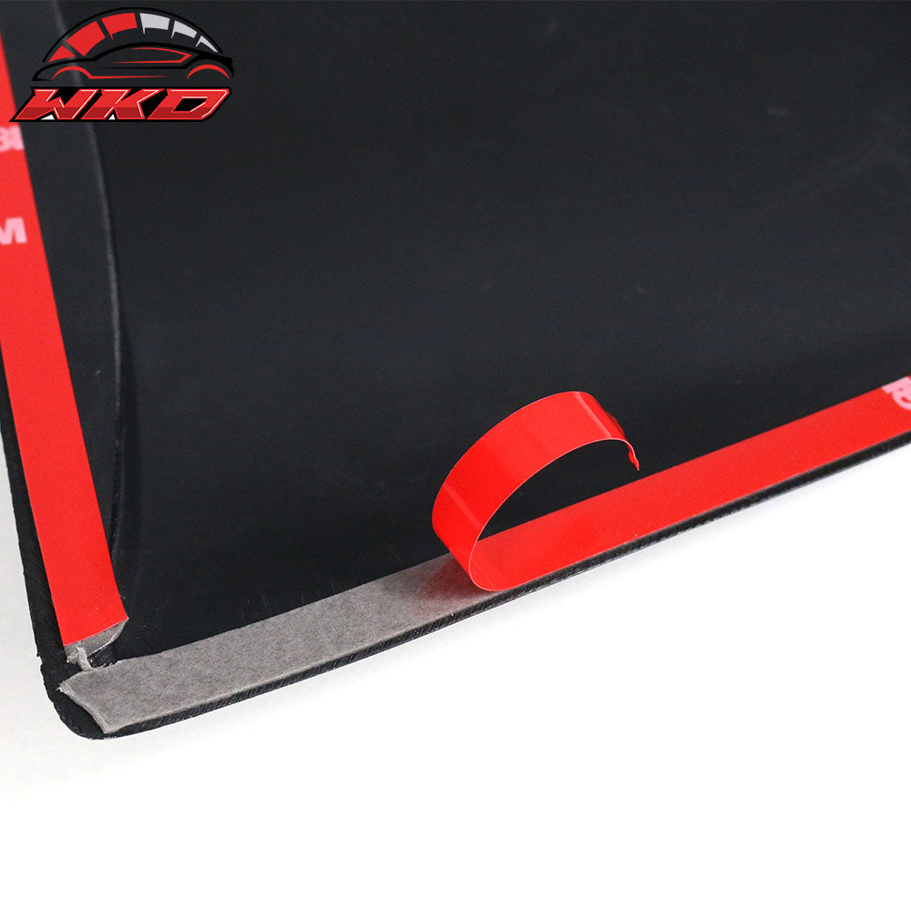 Fits 11-23 Dodge Charger V4 Style Side Quater Scoop Window Louver PP Matte Black