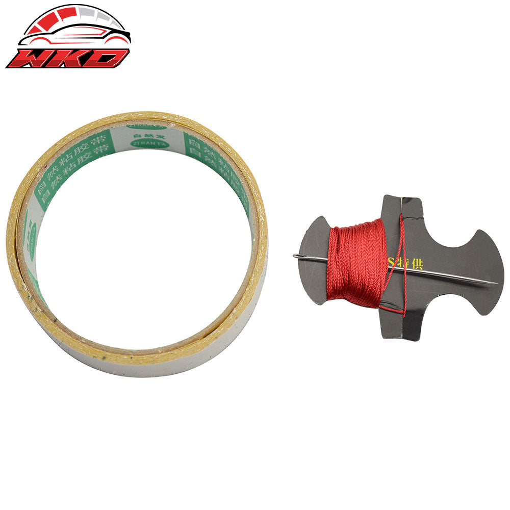 Wholesale 08-11 Honda Accord Steering Wheel Wrap Hand Stitched Leather Cover Panel Kit