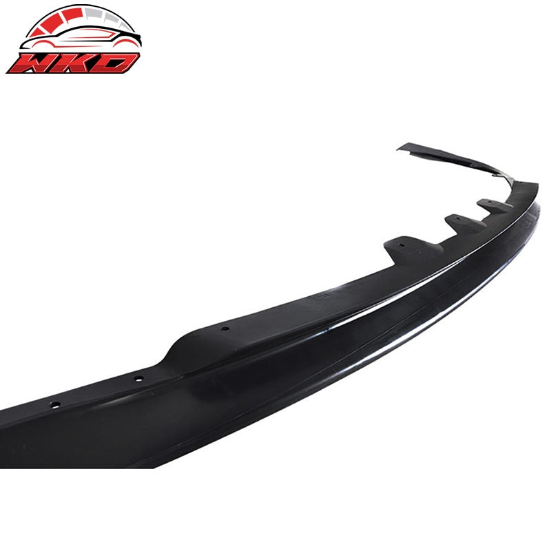 Fits 04-05 Subaru Impreza STI Style Front Bumper Lip Spoiler Unpainted Black PP