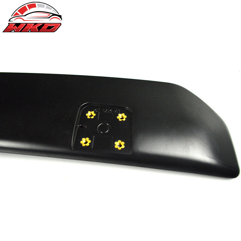 Fits 15-21 Subaru WRX STI Style Unpainted Black Rear Bumper Lip Diffuser ABS