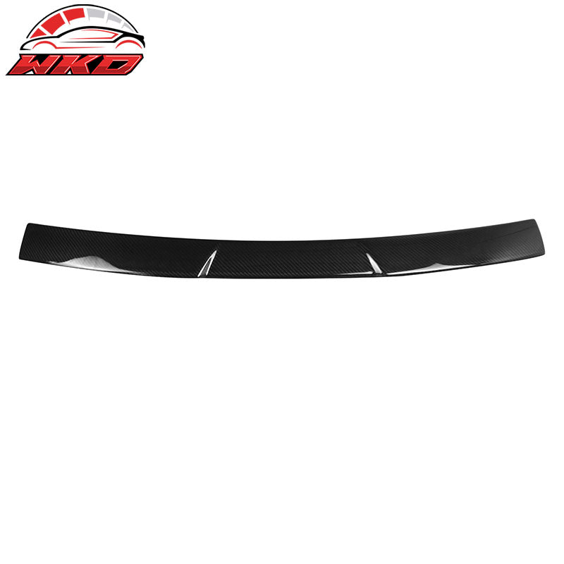 Fits 15-21 Subaru WRX STI V Style Rear Roof Spoiler Matte Carbon Fiber