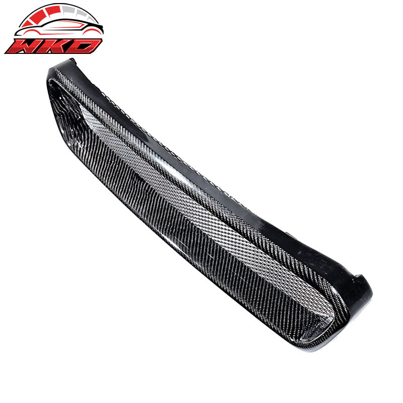 Fits 15-17 Subaru WRX STI CS Style Front Grille Grill Cover Trim Carbon Fiber CF