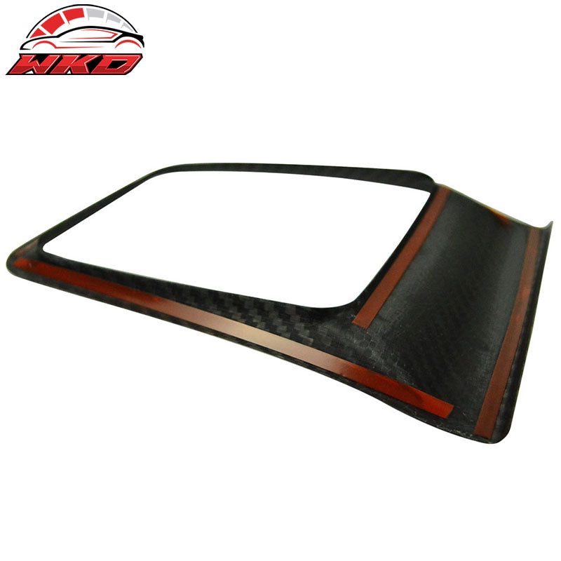 Fits 15-21 Subaru WRX STI Front Gear Shift Shifter Cover Trim Matte Carbon Fiber