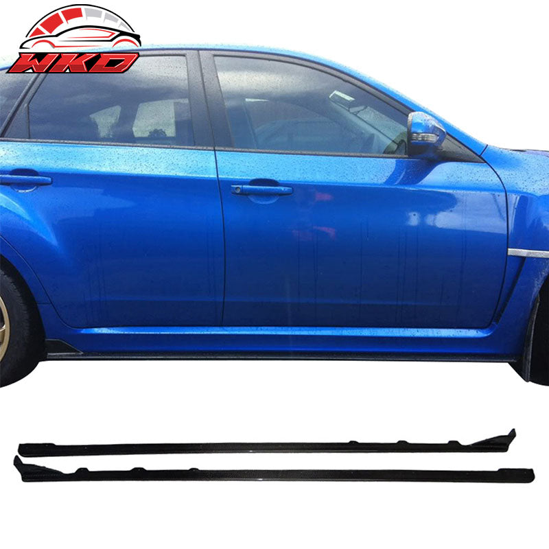 Wholesale 15-21 Subaru WRX STI Style Side Skirts Extension - Matte Carbon Fiber - Wikond Auto