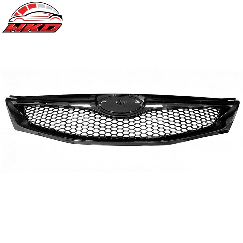 Fits 08-10 Subaru WRX & WRX STI Hatchback Honeycomb Style Grille Gloss Black ABS