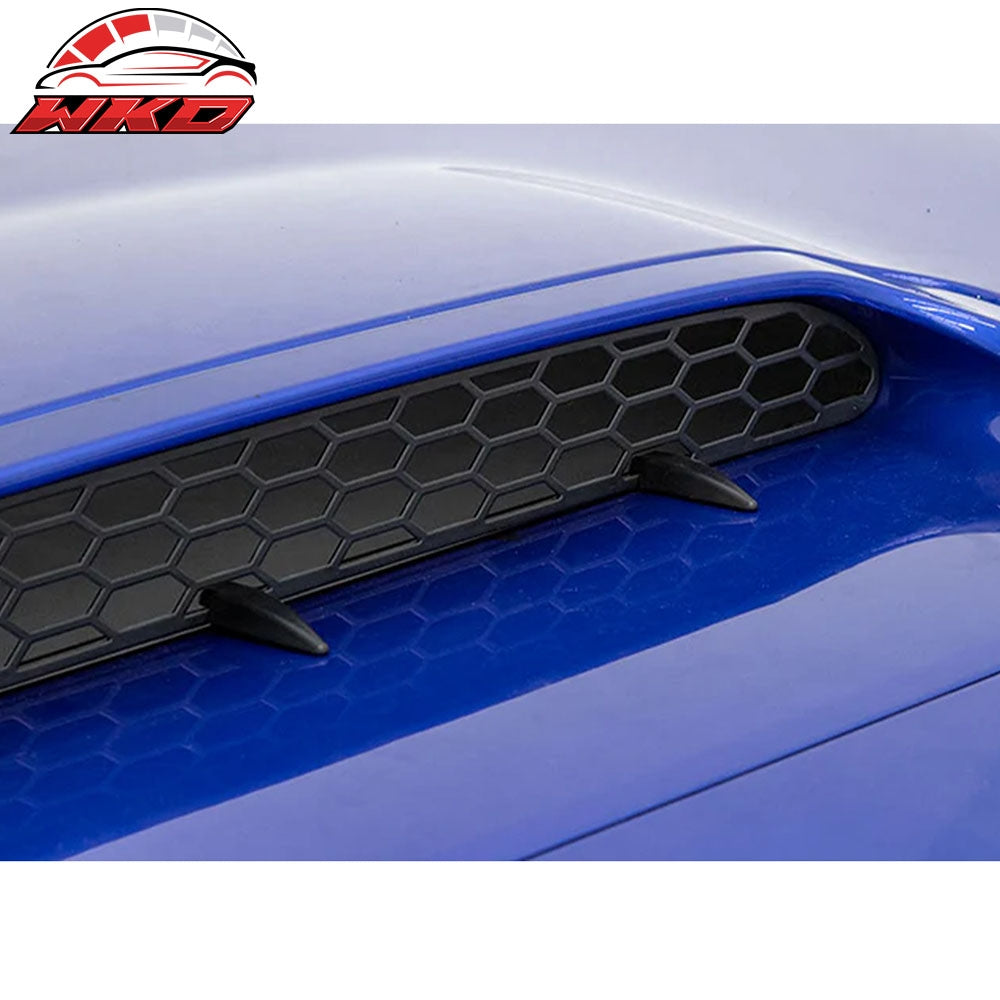 Fits 15-21 Subaru WRX & WRX STI 4th Front Hood Air Vent Mesh Grille PP Unpainted