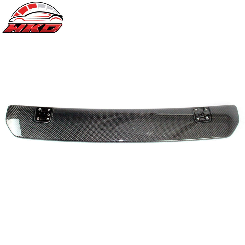 Fits 15-21 Subaru WRX STI Style Carbon Fiber CF Rear Bumper Lip Diffuser Add on