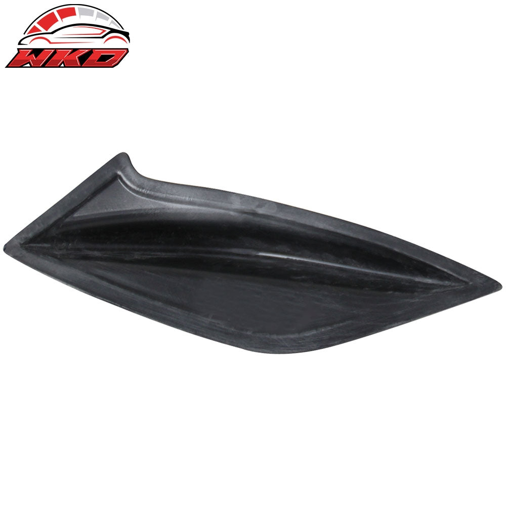Fits 15-21 Subaru WRX & STI DTO Style Matte Black Trunk Spoiler Side Fins Add on