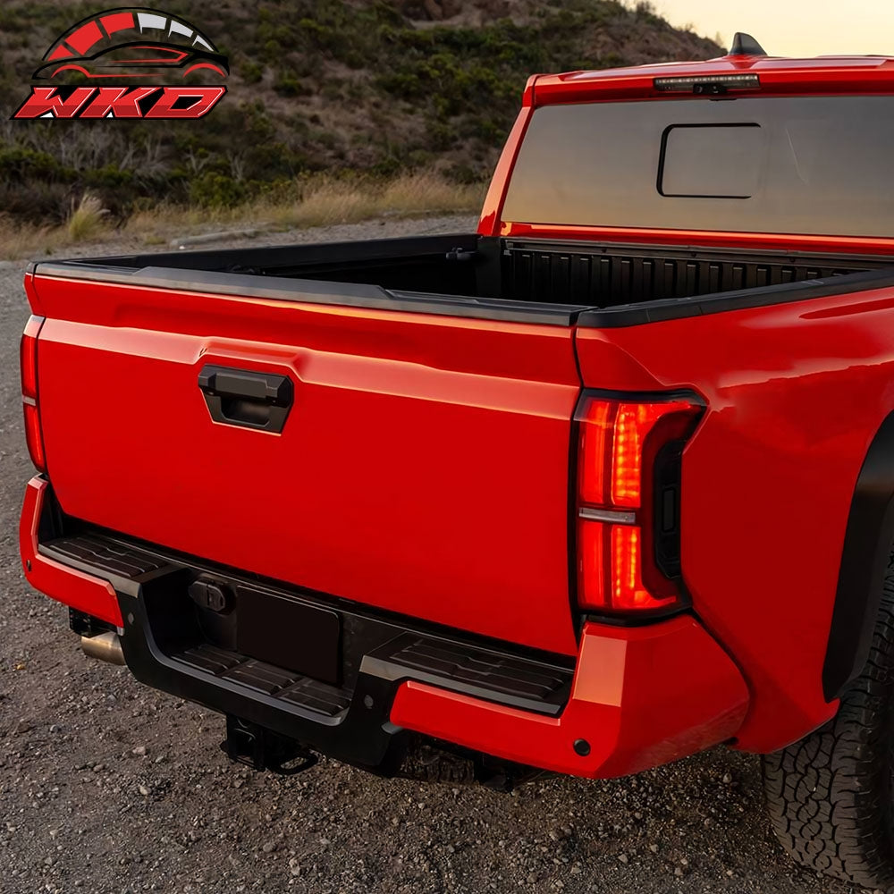 Fits 24-25 Toyota Tacoma Pickup Tailgate Molding Cap Protector Spoiler Cover