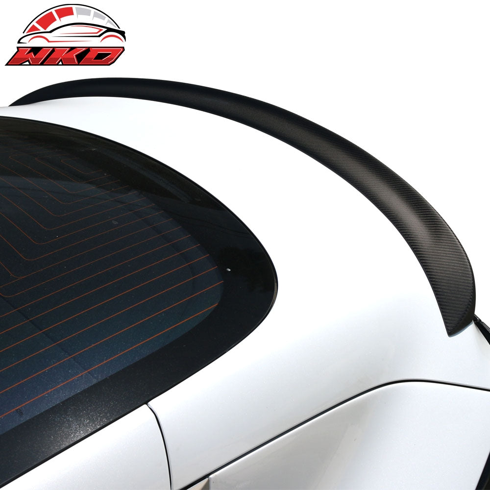 Fits 17-23 Tesla Model 3 IKON Style Trunk Spoiler Wing - Matte Carbon Fiber