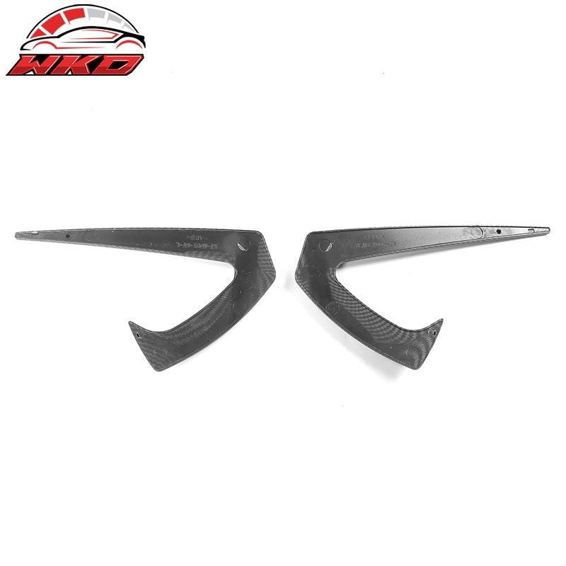 Fits 20-23 Tesla Model Y Carbon Fiber Print Side Fender Camera Vent Cover Trim