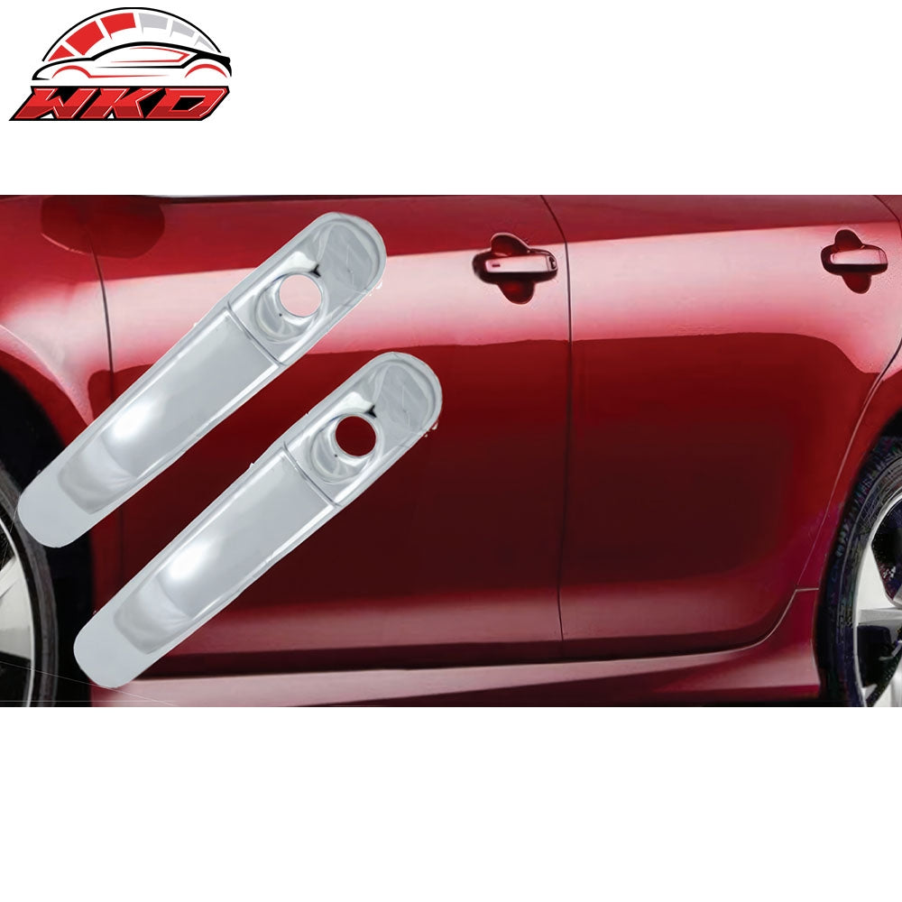 Fits 12-17 Toyota Camry Chrome ABS Outside Door Handle Cover Trim 1 Key Hole