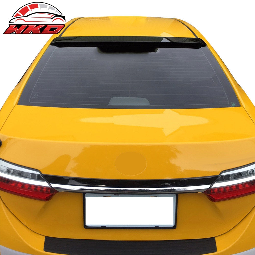 Fits 14-19 Toyota Corolla Sedan 4Dr Rear Roof Window Spoiler Wing ABS Unpainted