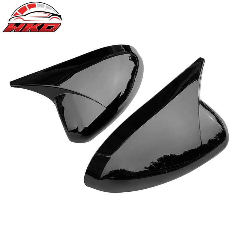 Fits 22-26 Toyota GR86/Subaru BRZ JDM Style 2PC Mirror Cover Cap ABS Gloss Black